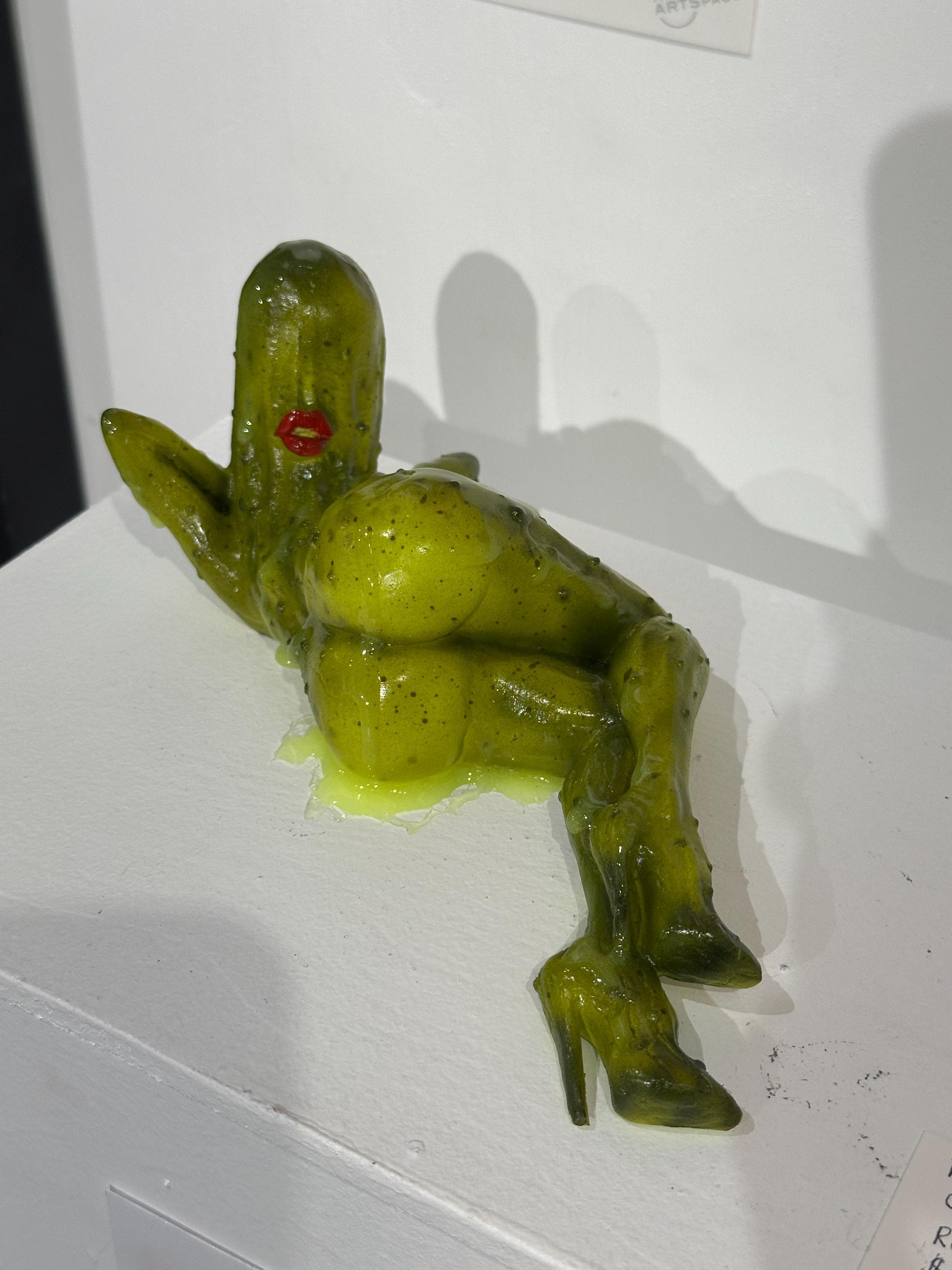 Pumps Pickle Resin Figure by Cig Neutron Sculpture Hand painted