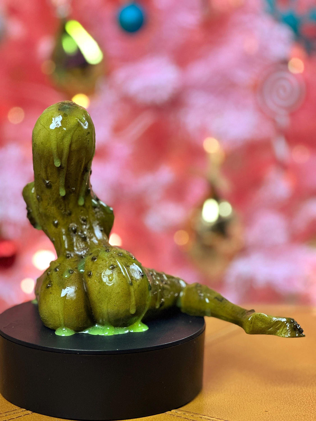 Tickle Pitties Pickle Figurine by Cig Neutron Sculpture Hand painted