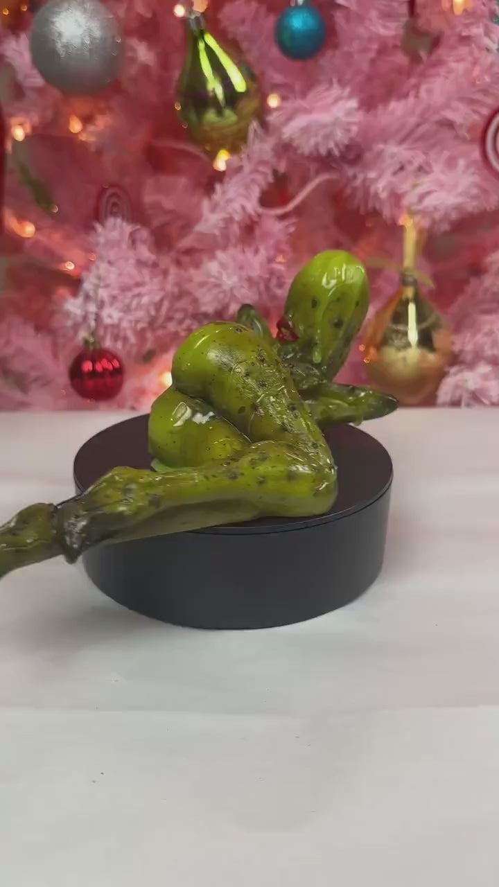 Pumps Pickle Resin Figure by Cig Neutron Sculpture Hand painted