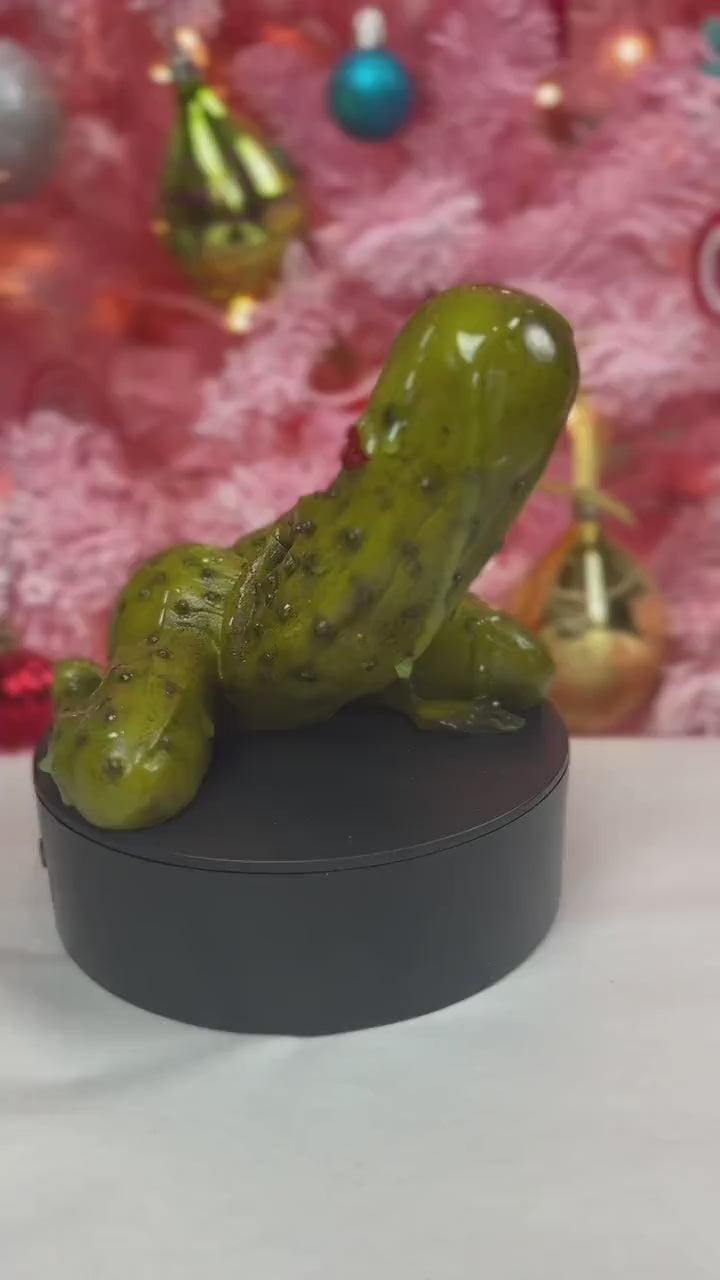 Pickle Back Resin Figure by Cig Neutron Sculpture Hand painted